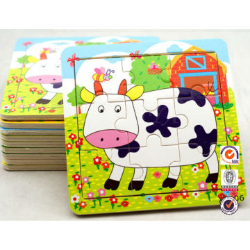 9 peças Jigsaw paper puzzle toy para crianças